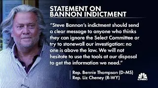 Trump ally Steve Bannon indicted for contempt of Congress over Jan. 6 probe subpoena