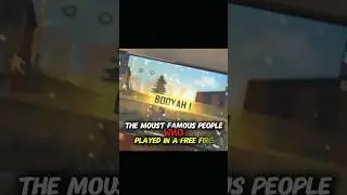 IMPOSSIBLE 🍷🗿. The Moust Famous People Who Played In A Free Fire 🤯 || #shorts #gaming #famous #viral