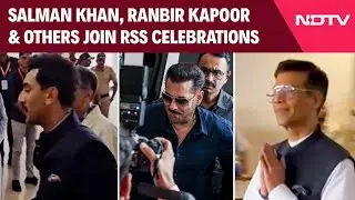 Salman Khan, Akshay Kumar, Ranbir Kapoor Join RSS Centenary Celebrations In Mumbai