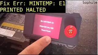 Fix Err: Mintemp E1 (Printer Halted) | Anycubic Kobra 2 Neo Thermistor Replacement