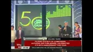 Filipino Society of Composers, Authors and Publishers, celebrated its 50th anniversary