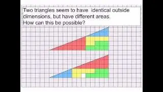 The Missing Square Puzzle - Explanation