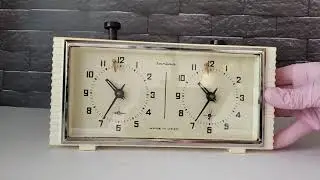 SOLD Soviet chess clock Jantar - made in USSR, vintage condition
