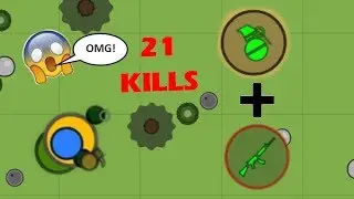 Solo squads EPIC grenade SKILLS [surviv.io]