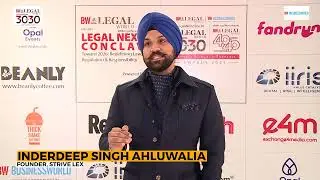 Inderdeep Singh Ahluwalia, Founder, Strive Lex | BW Legal World 30 Under 30 Awards 2025