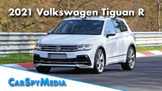 2021 Volkswagen Tiguan R spied on the Nürburgring