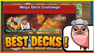 Best Decks For Mega Deck Challenge In Clash Royale !! | Mega Deck Challenge Clash Royale 🔥