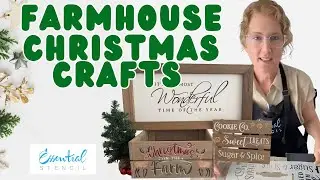 🎄 Transform Your Home for Christmas!&ndash; DIY Stencil & Transfer Craft Tutorial