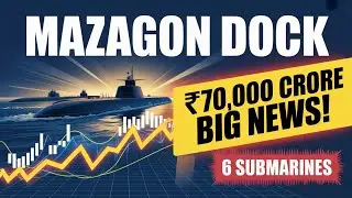 Mazagon Dock Share Latest News 💥 70,000 Crore Big News 🔥 Mazagon Dock Submarine Orders