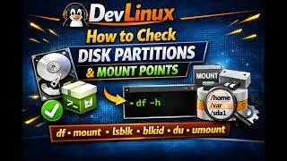How to Check Disk Partitions and Mount Points - df, mount, lsblk, blkid, du, umount