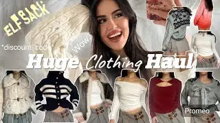 MASSIVE ELF SACK CLOTHING HAUL😍 | Try-on, first impressions, Honest review