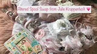 Altered Spool swap from Julie Krappenhoft @ Paper play with Julie K 💗