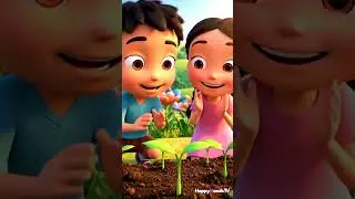 Tiny Garden Tools 🧺 | Thai Child Starts Farming #littlefarmer #thaikids