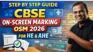 Step by Step Guide CBSE On-Screen Marking (OSM) 2026 for HE & AHE | Based on Dr Bhardwaj Webinar