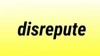 daily english words | disrepute | बदनामी |