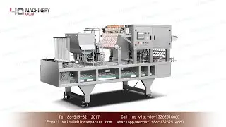 spoon filling and sealing machine for honey|YQ machinery syrup cup filler and sealer manufacturers
