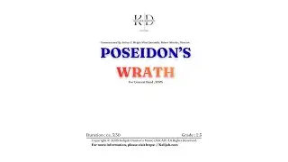 Poseidon's Wrath For Wind Band - By Kelijah Dunton
