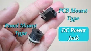 DC Power Supply Jack | DC Socket | PCB & Cabinet Mounting Type