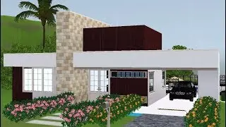 Casa Pequena Moderna - The Sims 3 - Speed Build