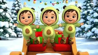 Five Little Elves Jumping on the Sleigh | Christmas Counting Song | Sunny Avo