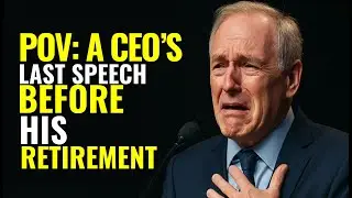 POV: A CEO's Emotional Final Speech before Retirement
