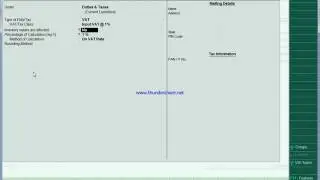 Purchase and Sale by Different VAT Rates in Tally ERP 9 0