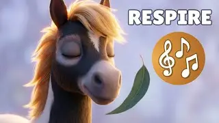 Banjo le Cheval Sauvage | Respire avec Moi 🌬️ (Chanson Relaxante pour Enfants)