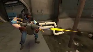 Karma Charger TF2 Mod Demonstration: Toon Muzzle Flashes