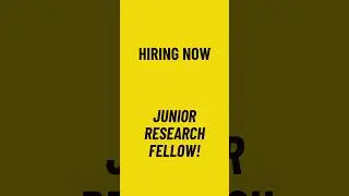 JRF Vacancy 2025! Apply Now &ndash; Don&rsquo;t Miss Out! #researchjobs #departmentofscienceandtechnology