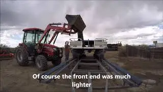 Mahindra lifting PONTOON Boat