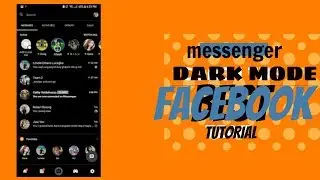 Facebook Dark Mode Deactivation #facebook #messenger #deactivation #darkMode