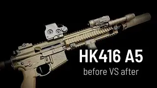 Stock vs Upgraded HK416 A5 VFC x PrimeMech 🔥