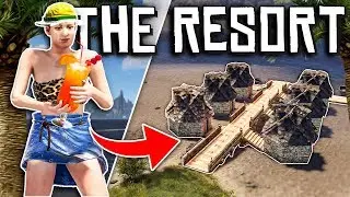 Building an ISLAND HOTEL for RUST PLAYERS - Rust Shop Roleplay [Part 1/2]