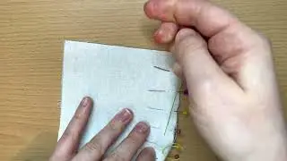 How to pin & tack fabric