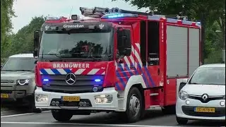 [Primeur, versneller] Brandweer Groenekan TS 09-0931 met spoed naar een medisch incident in Utrecht!