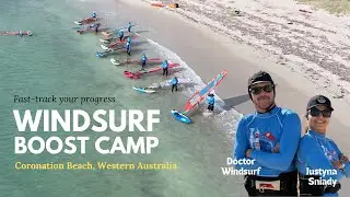 Windsurf Boost Camp Coronation Beach Western Australia with Justyna Sniady and Dr Windsurf