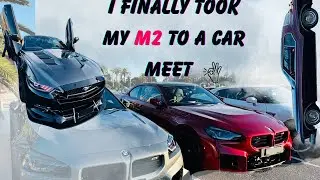 BMW M2 LCI Meets the Classics & Supercars | My First Car Meet Experience 🇩🇪🔥