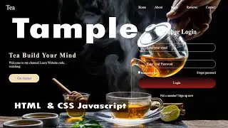 how to create a website with login ||  only Using HTML & CSS