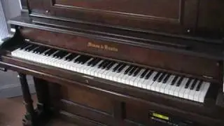 My Star Wars Cantina Band transcription on a real piano