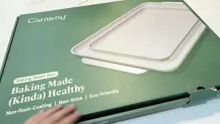 Caraway Ceramic Baking Sheets Unboxing