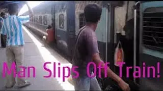 man slip of train not funny not accident @@2016