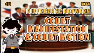 MANIFESTATION AND COURT MOTION / Tagalog / Philippines #criminallaw #criminology