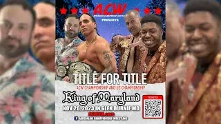 Nick Sarachelli & Chris Wylde vs Doyle Day & D&euml;moe - ACW: King of Maryland // #acw