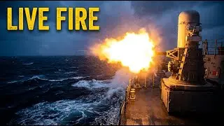 USS George H.W. Bush Live Fire &mdash; Navy's Combat Power on Display