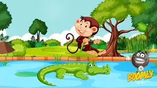 The Incredible Journey of a Mischievous Monkey and a Wise Crocodile! | Stories For Kids