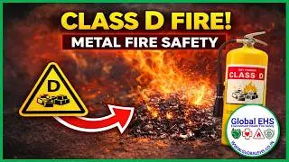 Class D Fire Explained | Class D Fire Extinguisher for Metal Fires | Global EHS | English