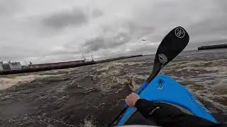 Lower corrib 16 Gates. Salmon weir surf, river left obriens surf, under Wolfetone surf,lower rapids!
