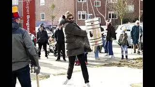 Fastelavnsfest i Vangede Bygade, 2820 Gentofte, Danmark.