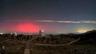 El cielo de Almer&iacute;a se ti&ntilde;e de rojo: impresionante aurora boreal tras la tormenta solar