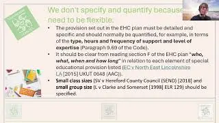 EHCP Provision must be Specified and Quantified